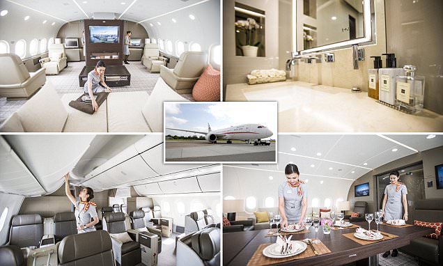 Deer Jet Ubah Boeing 787 Dreamliner jadi Pesawat Carter Super Mewah